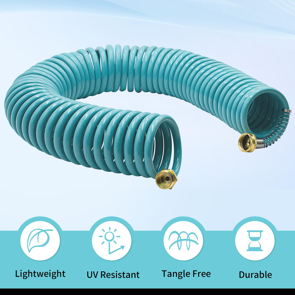 AUTOMAN brass 3/4-inch fittings ensure durable, rust-resistant connections.