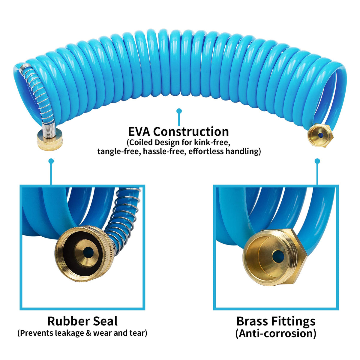 AUTOMAN EVA seven pattern nozzle offering versatile spray options for plants and patios.