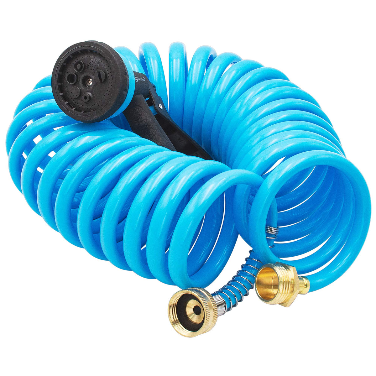 AUTOMAN EVA expandable coil design saves space when stored.