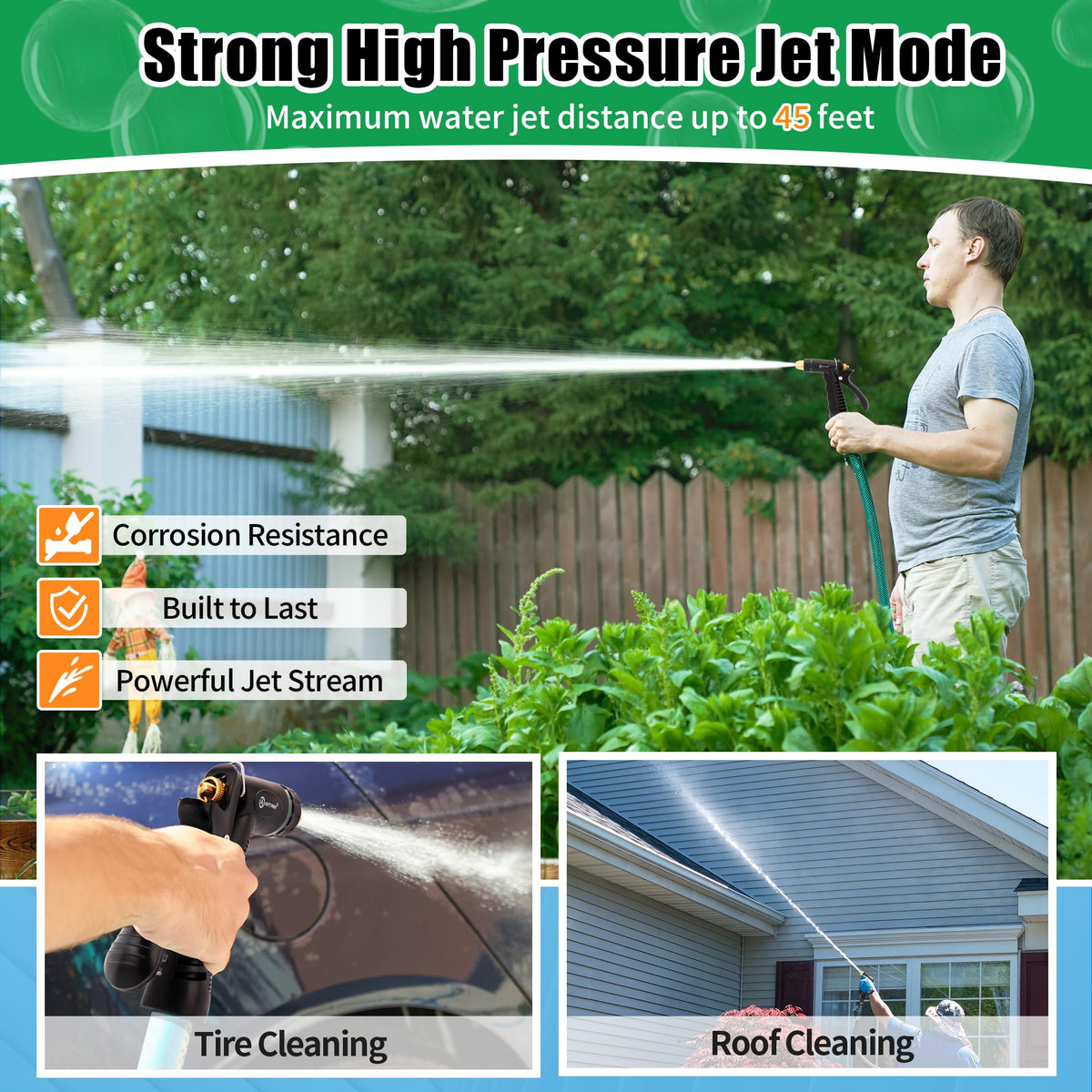 AUTOMAN Heavy-duty metal body resists impact and corrosion for outdoor use.