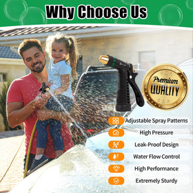 AUTOMAN Compatible with most US standard hoses for easy setup.