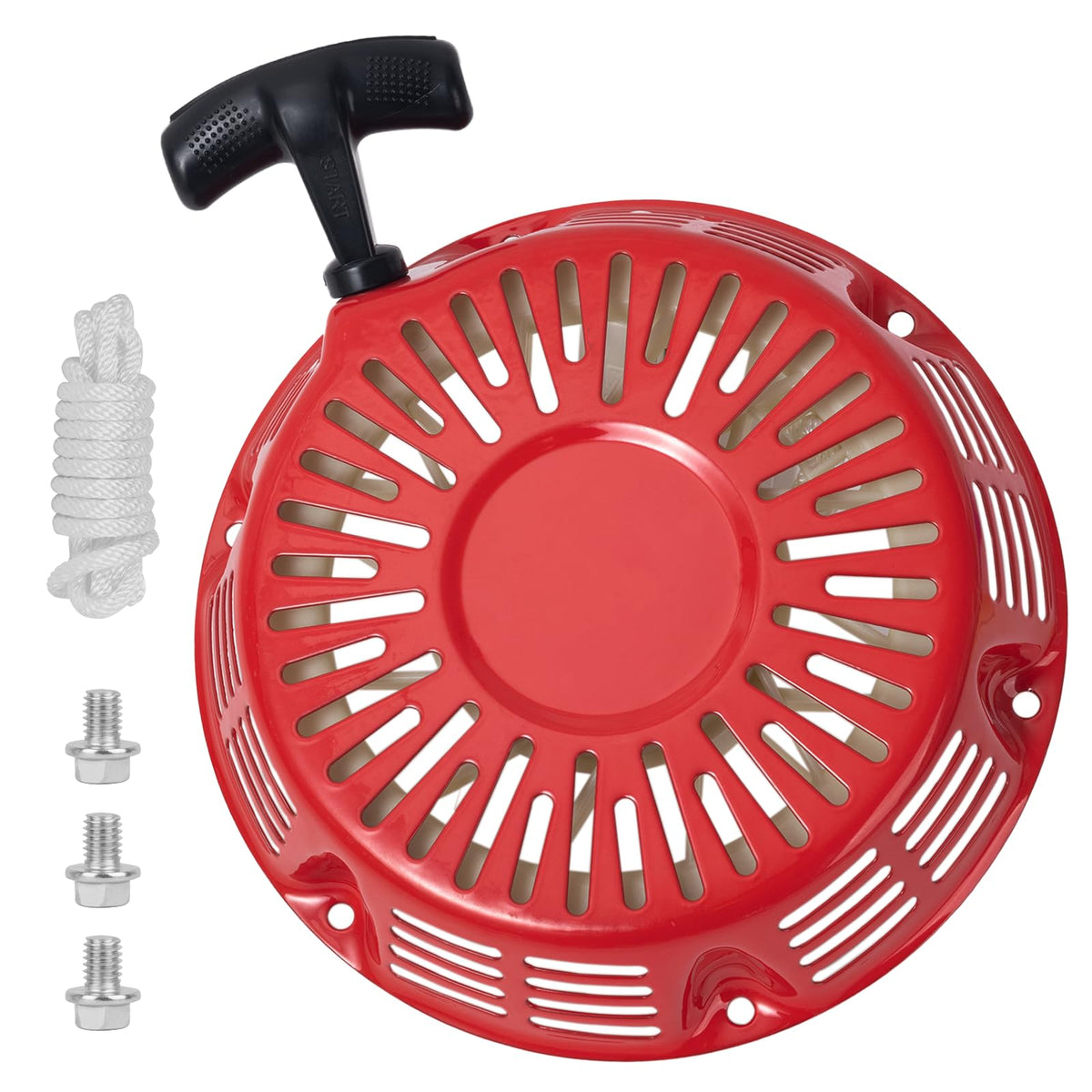 Automost GX390 pull-start recoil-assembly visible for smooth engine start.