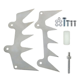 Autoparts dual felling dog bumper spikes for Stihl, durable and reliable in field cutting.