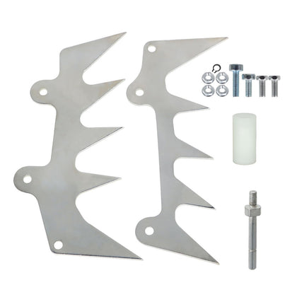 Autoparts dual felling dog bumper spikes for Stihl, durable and reliable in field cutting.