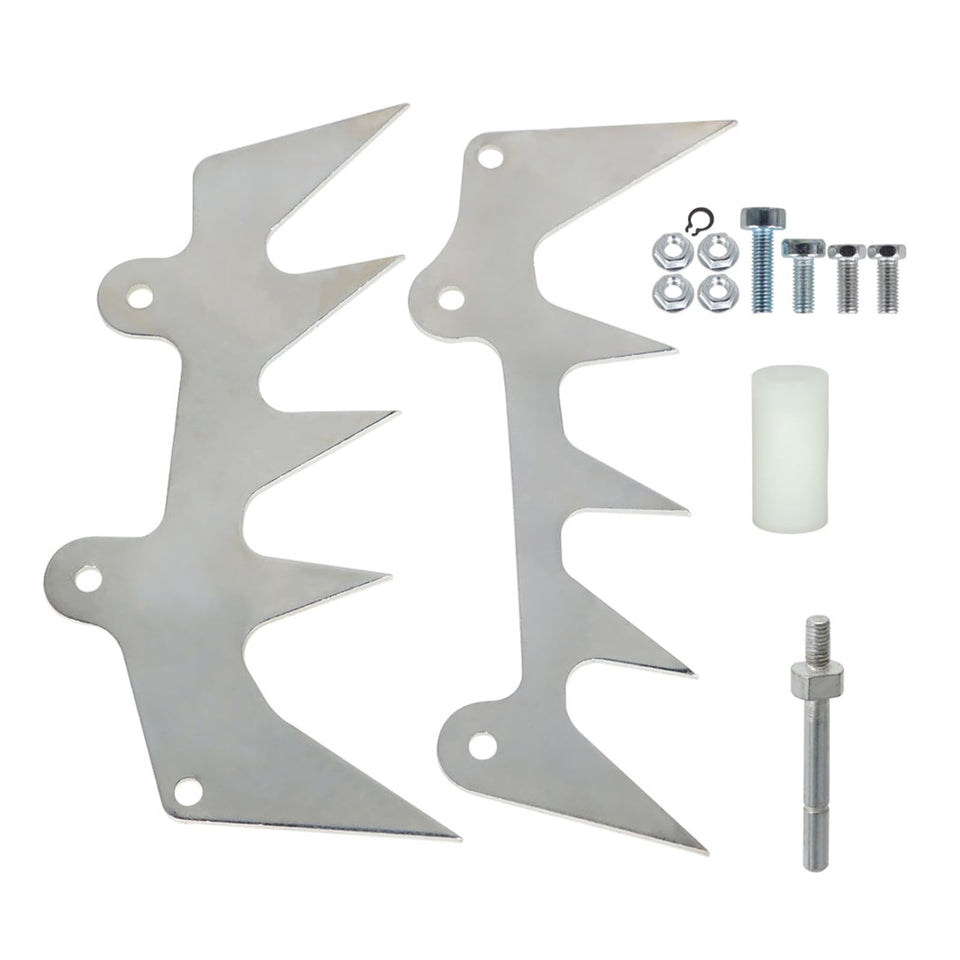 Autoparts dual felling dog bumper spikes for Stihl, durable and reliable in field cutting.