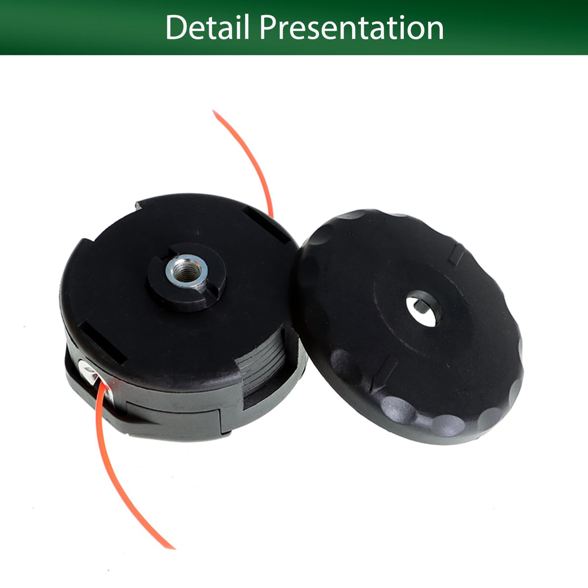 Autoparts five-pack trimmer heads on display highlighting value and versatility
