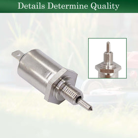 Autoparts solenoid uses durable material; long-lasting performance in daily mowing.