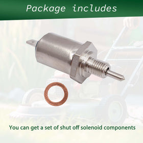 Autoparts mower solenoid; supports safe operation during mowing sessions.