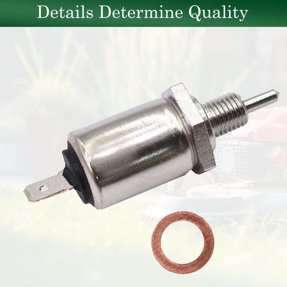 Autoparts X475 mower solenoid; easy installation for quick maintenance.