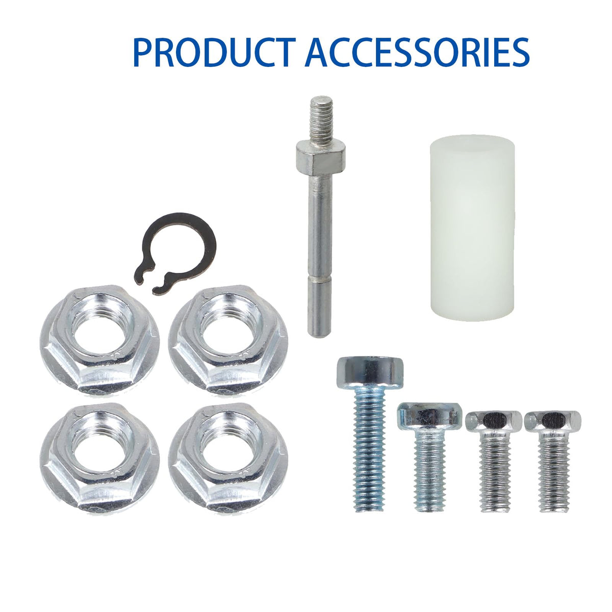 Autoparts side cover dog and case dog show the complete package contents.