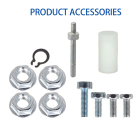Autoparts side cover dog and case dog show the complete package contents.
