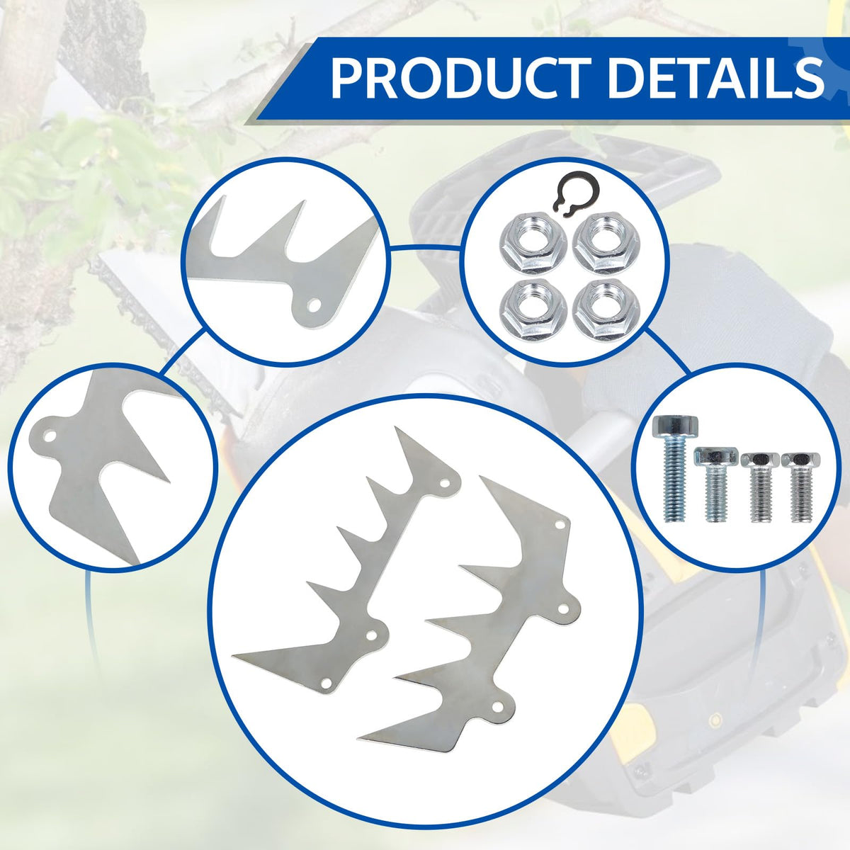 Autoparts ms271-ms390 dogs image demonstrates durable parts for tough woodcutting.
