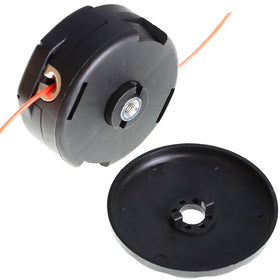 Autoparts trimmer head compatible with SRM-210 showing seamless replacement