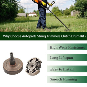 Autoparts trimmer repair kit in use; restores trimming performance