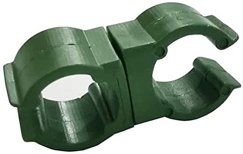 Auto-plaza 11mm connector clip enabling reusable, crowd-free plant staking