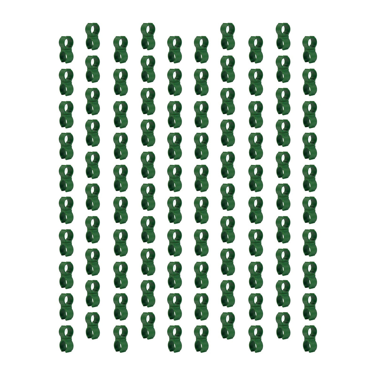 Auto-plaza 100X Plant Trellis Connector clip securing a stake for a sturdy garden frame