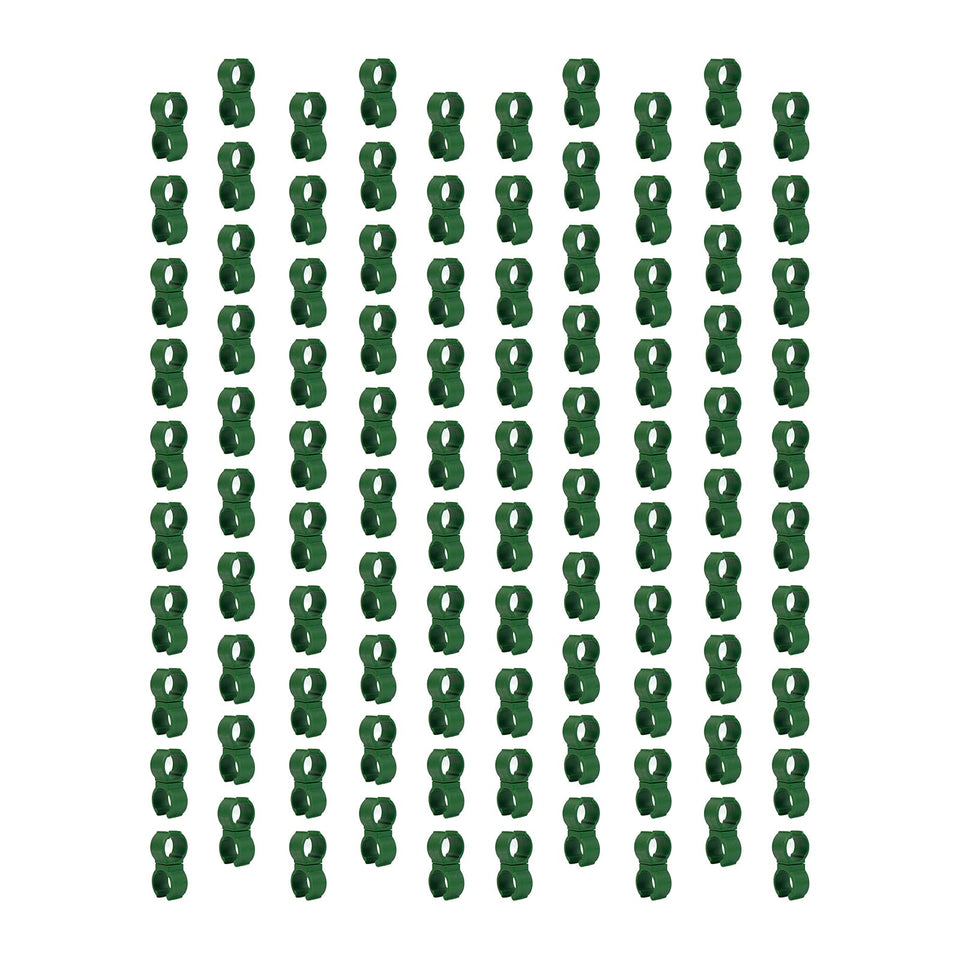 Auto-plaza 100X Plant Trellis Connector clip securing a stake for a sturdy garden frame