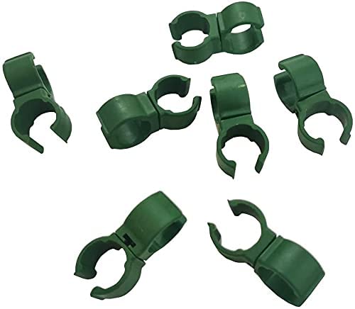 Auto-plaza universal stake buckle 11mm linking two garden stakes at a flexible angle