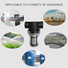 AutoRocking inline strainer helps keep RV water tanks free from sediment.