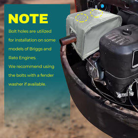 Bolt-hole note for Briggs and Rato engines on AUTOVIC blanket.