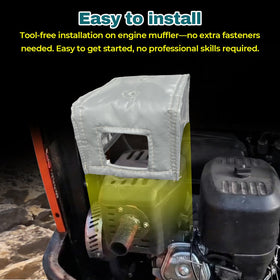 AUTOVIC blanket shown on Rato 420cc engine for compatibility.