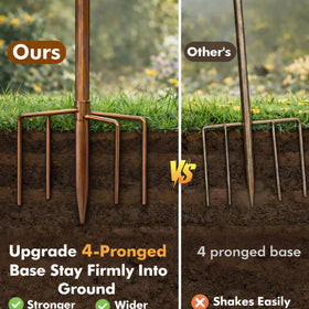 Autrovia elevated design keeps bowls accessible while protecting from ground moisture.