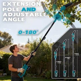 Autubin brushless motor powers fast pruning through thick wood