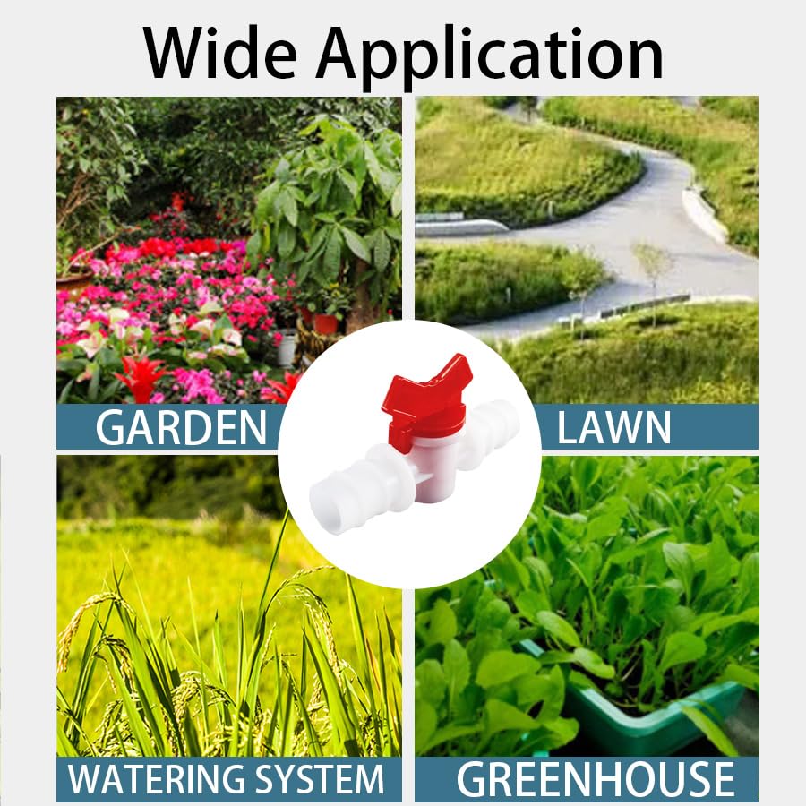 AUXBC drip irrigation in garden setting illustrating versatile valve use.