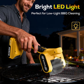 AUXCO cleaner works well on gas and charcoal grills