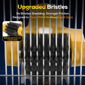 AUXCO rechargeable grill brush offers cordless convenience for easy cleaning
