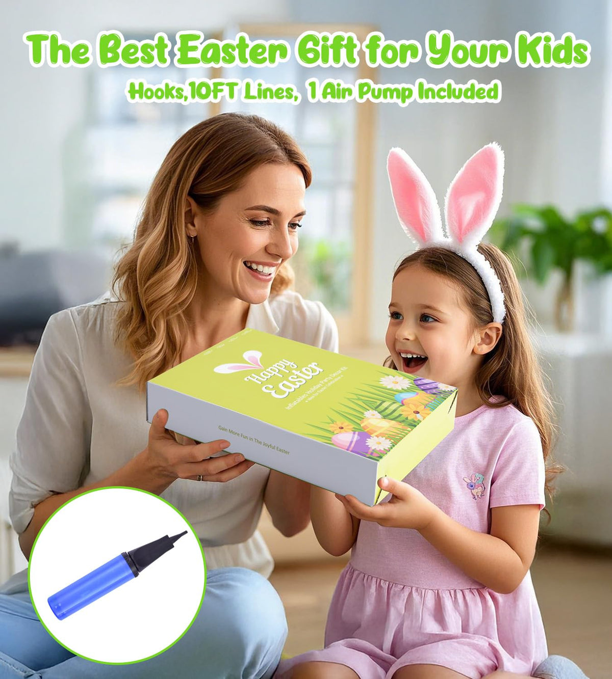 AUYOUNG Easter eggs safe materials ensure kid-friendly holiday decorations.