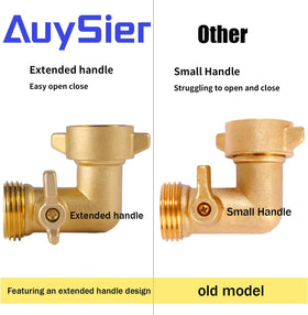 AuySier elbow designed to minimize leaks and dripping.