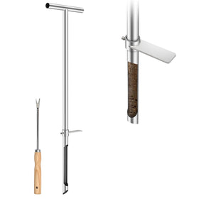AUZEKER 36-inch soil sampler probe with T-handle for accurate soil cores.