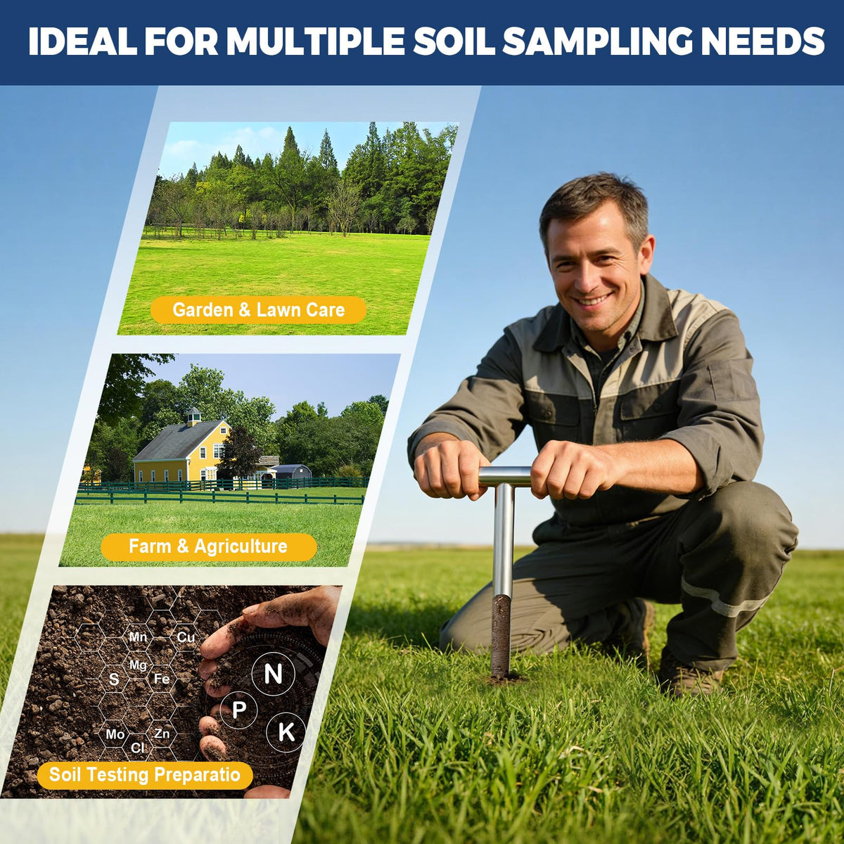 AUZEKER heavy-duty probe stands up to frequent outdoor use