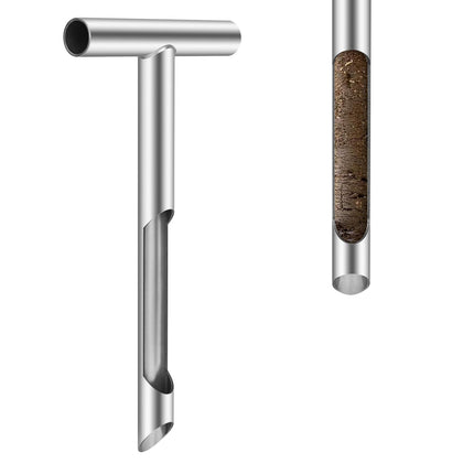 AUZEKER 12-inch soil sampler core probe for precise lawn testing