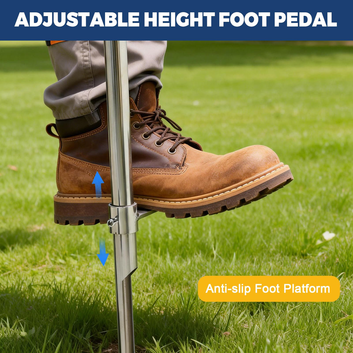 AUZEKER versatile tool for lawn, garden, and farm soil testing tasks.
