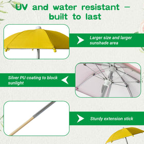 Avalessia DIY installation friendly umbrella with butterfly accents
