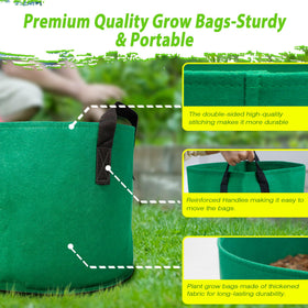 Avalution grow bag with 360-degree aeration promotes fibrous root growth.