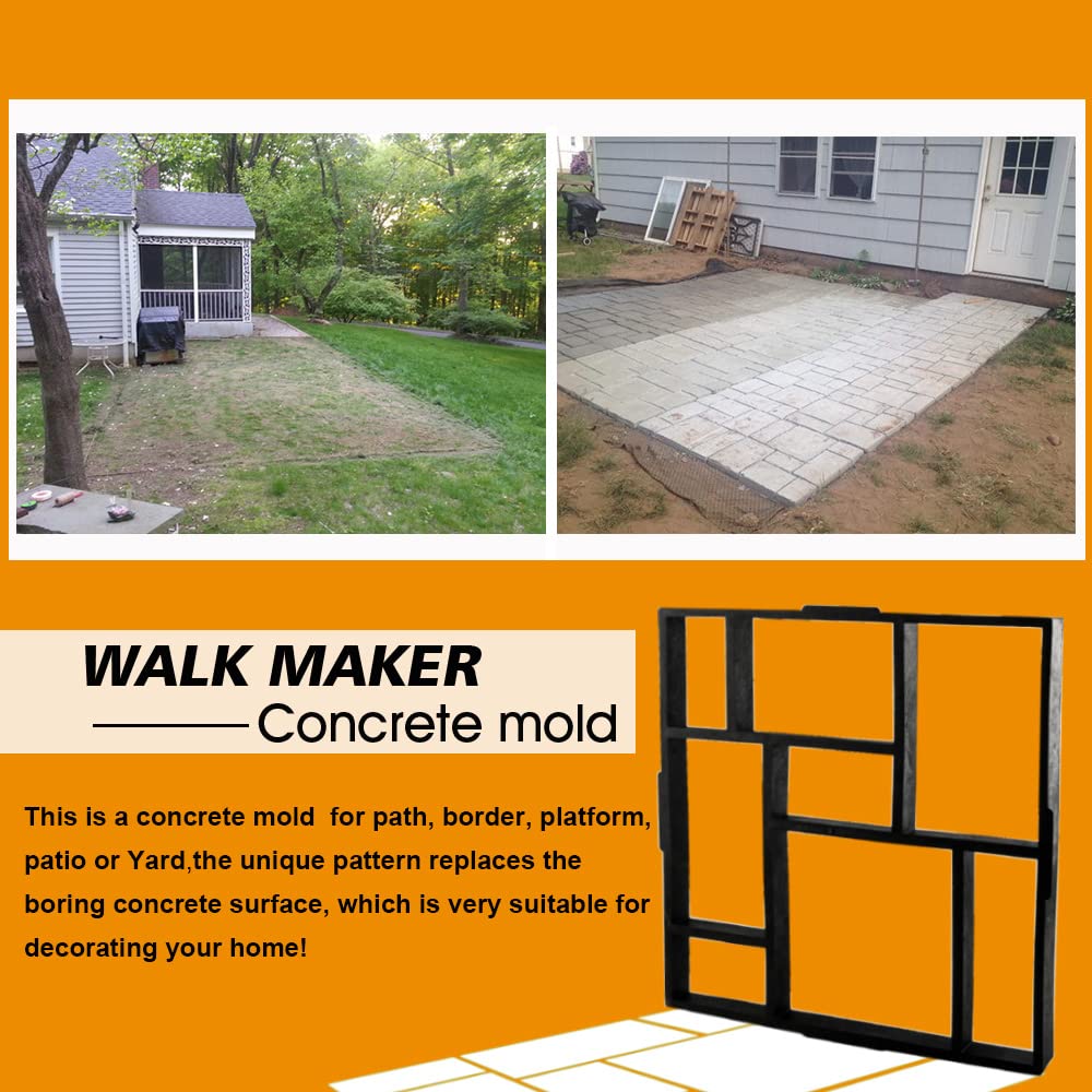 Avalution large path mold 20x20 ideal for quick DIY sidewalk projects