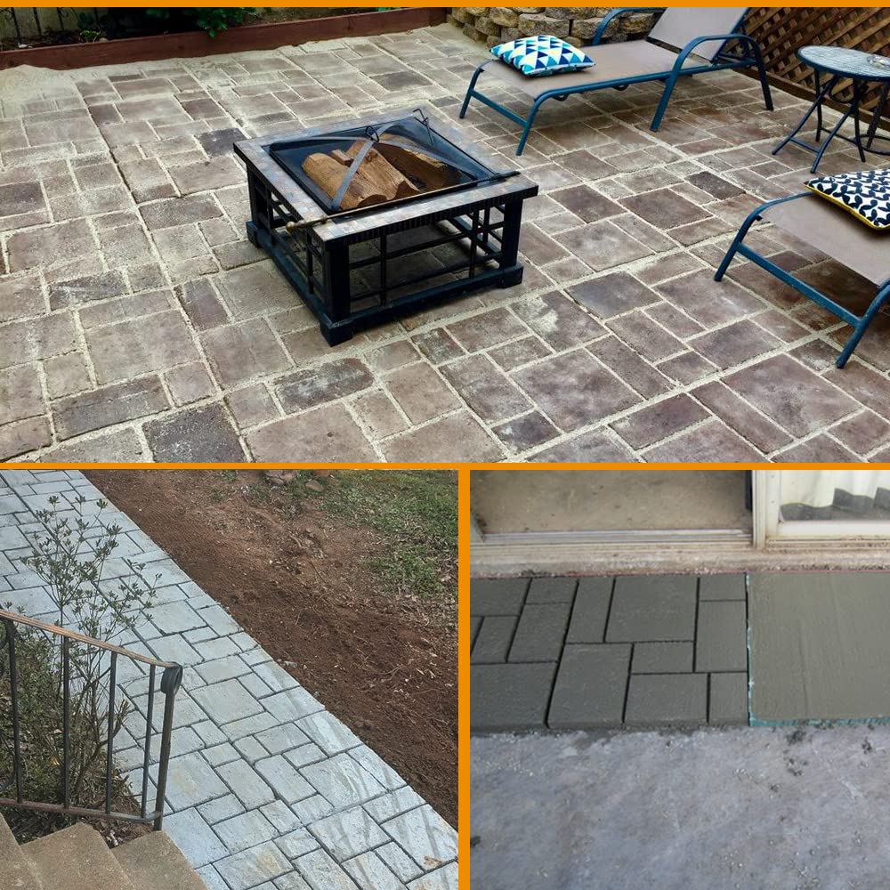 Avalution patio yard walk maker mold enables easy concrete path creation