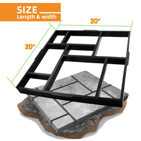 Avalution reusable PP path mold durable stepping stones for outdoor spaces