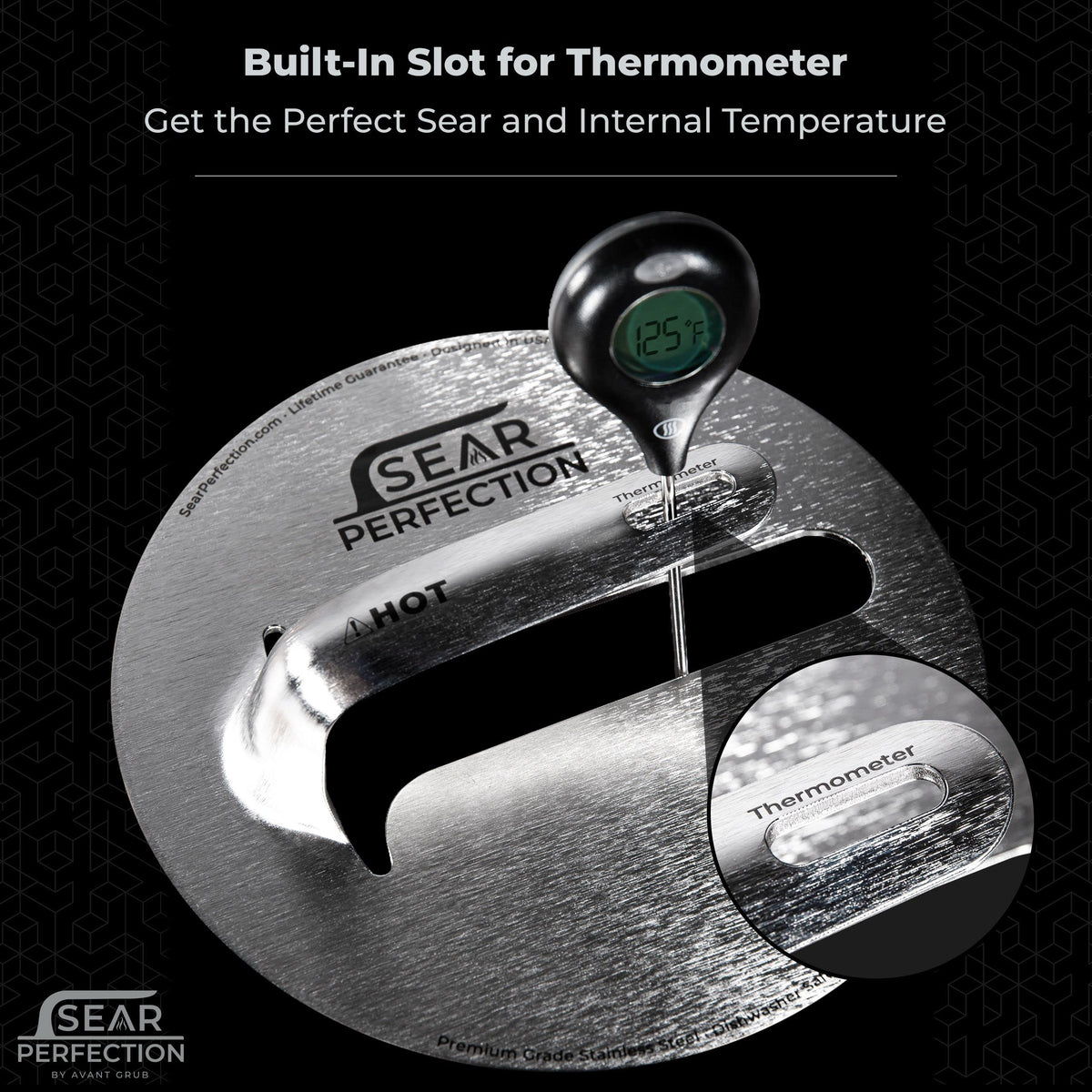Three-pack with handle from Avant Grub Sear Perfection offers flexible stacking