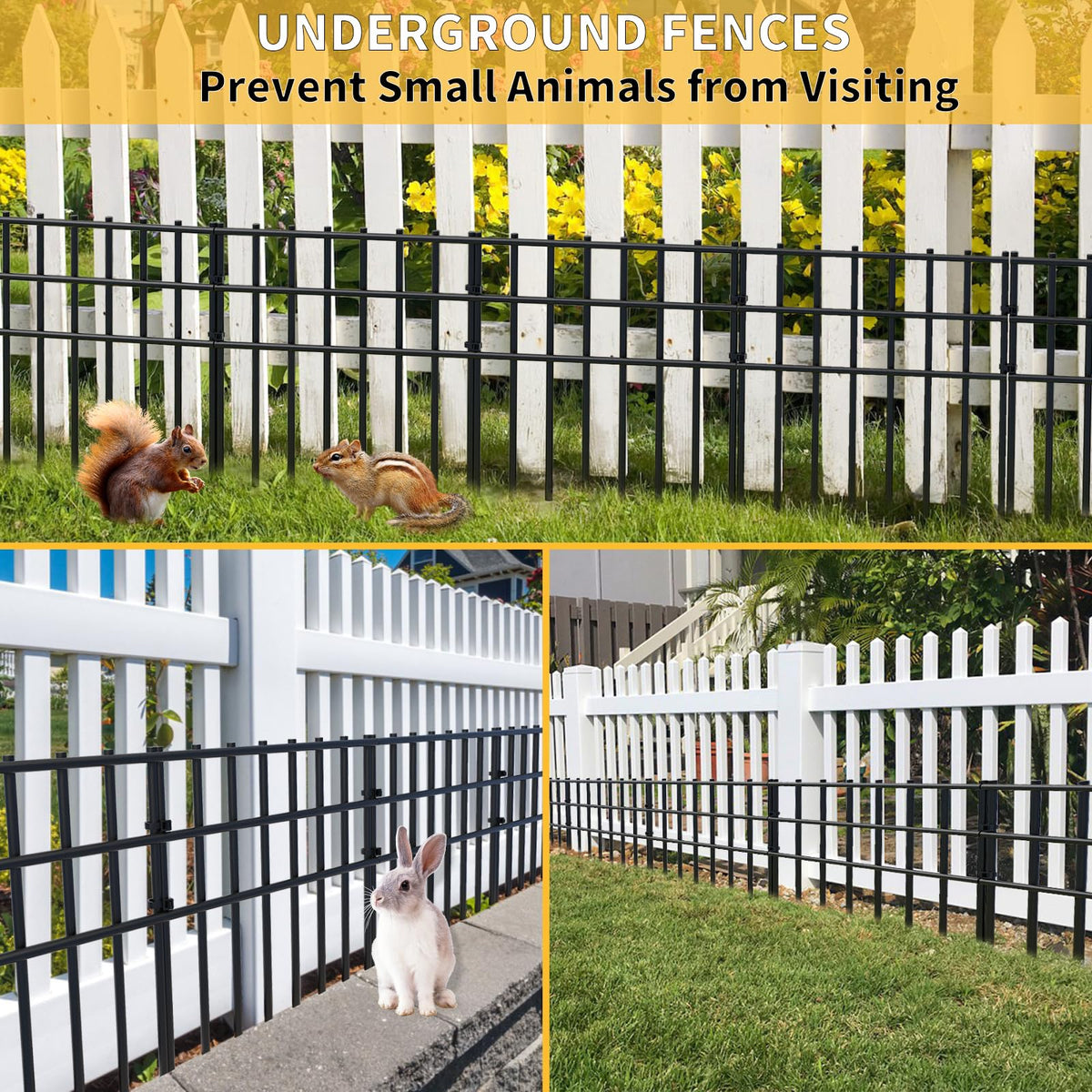 AveLotuug fence in ground assembly demonstrates easy anchoring and stability.