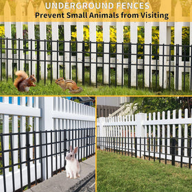 AveLotuug fence in ground assembly demonstrates easy anchoring and stability.