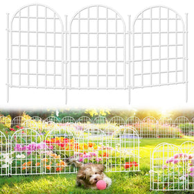 AVELOTUUG garden fence arch panel keeps pets out while brightening garden borders.