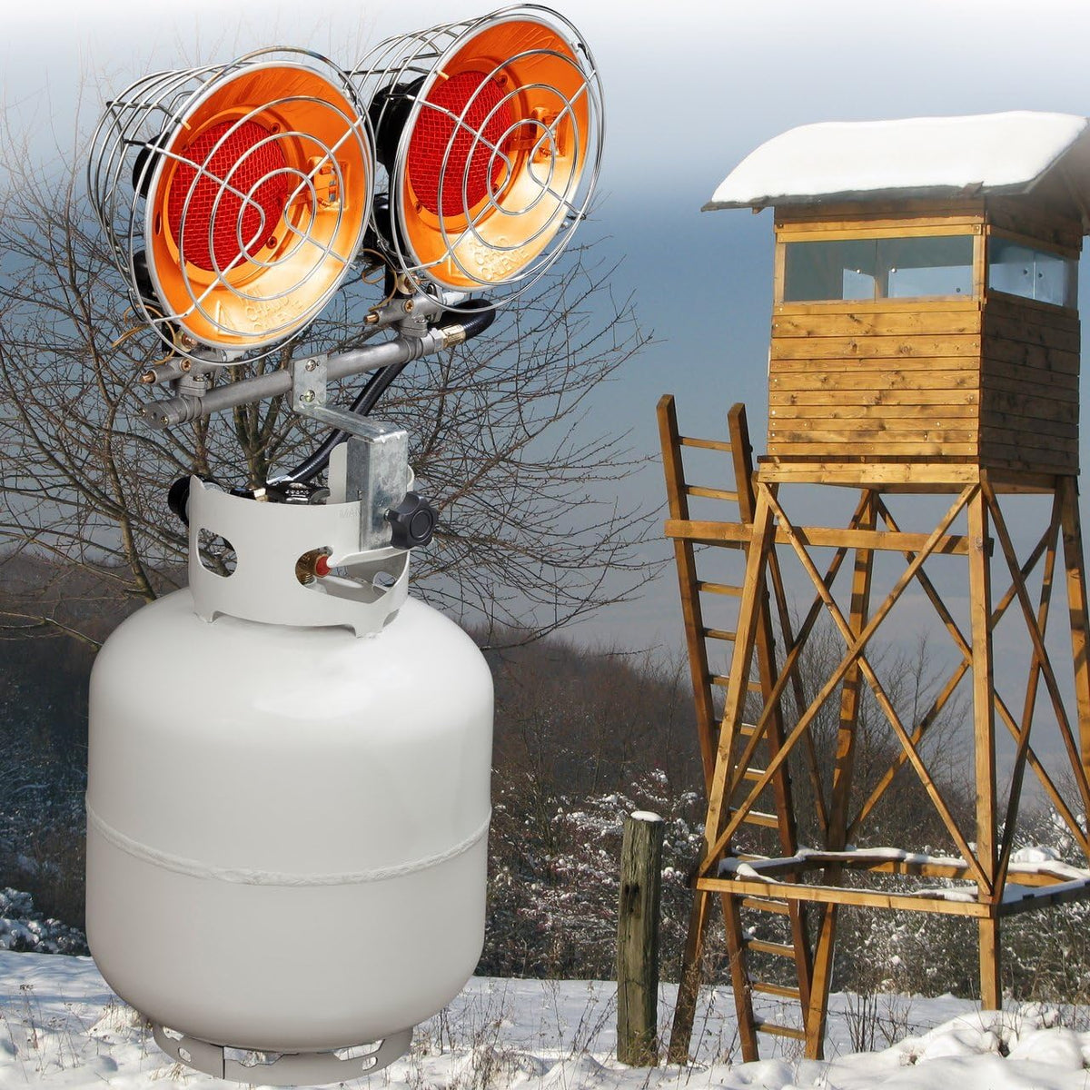 Avenger FBDTP30 propane-tank connection enables quick setup