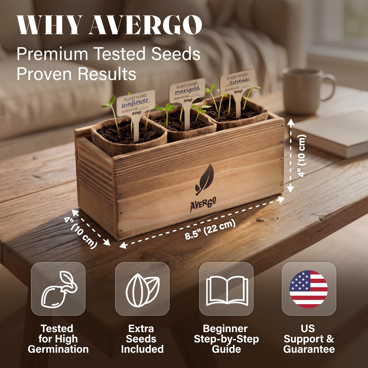 AVERGO burlap packaging: eco-friendly wrap with rustic appeal