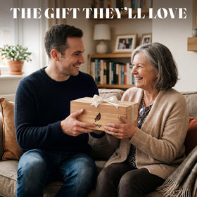 AVERGO wooden box included: stylish eco-friendly gift packaging