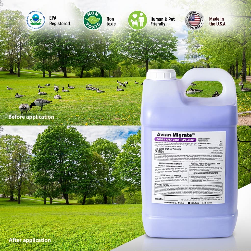 AVIAN MIGRATE family-safe environment suitable around pets and vegetation