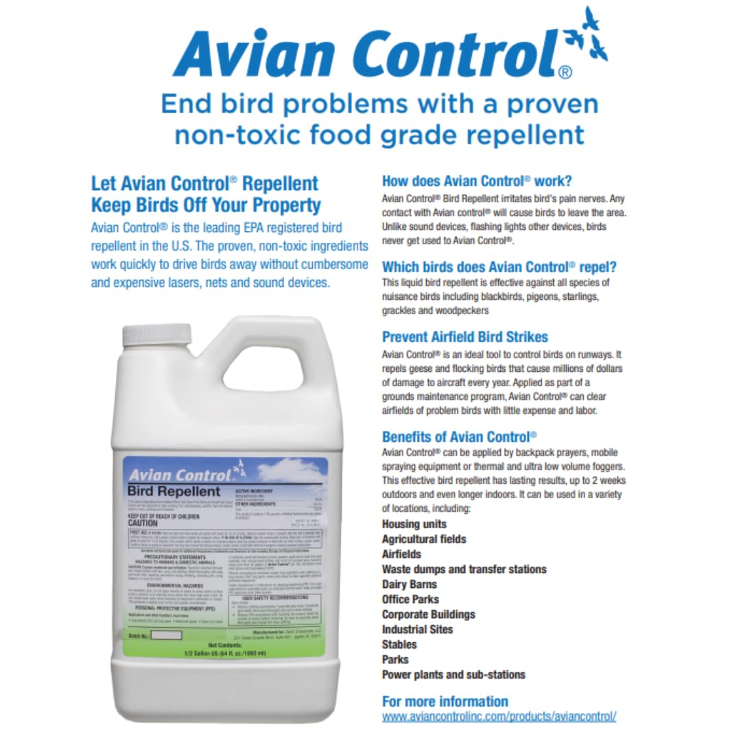 AVIAN MIGRATE simple mix-and-spray setup for homeowners